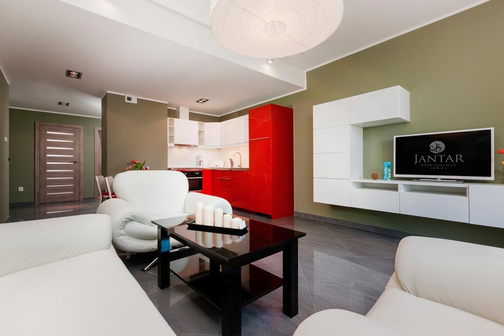 Jantar Apartamenty Deluxe Sea View 科沃布热格 客房 照片