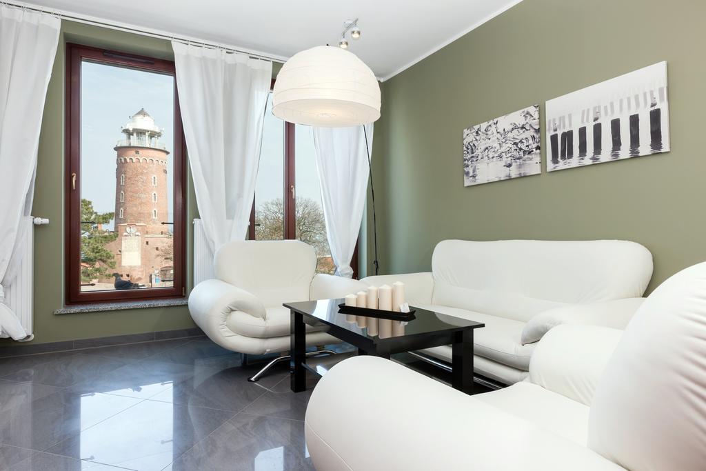 Jantar Apartamenty Deluxe Sea View 科沃布热格 客房 照片